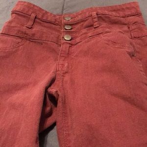 High wasted skinny jeans